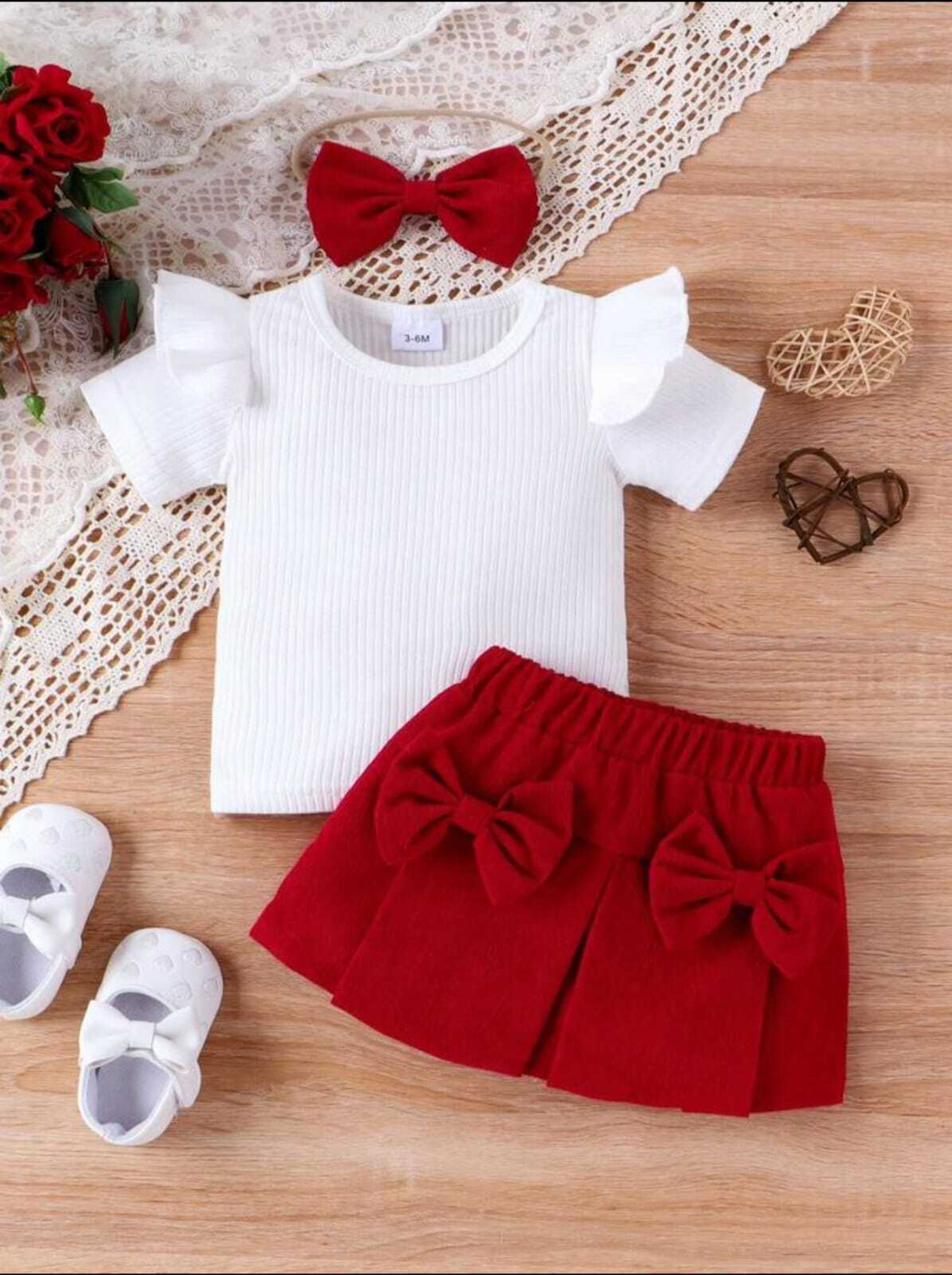 Image of HSM FASHION Baby Girls Casual Top Pant, Hairband