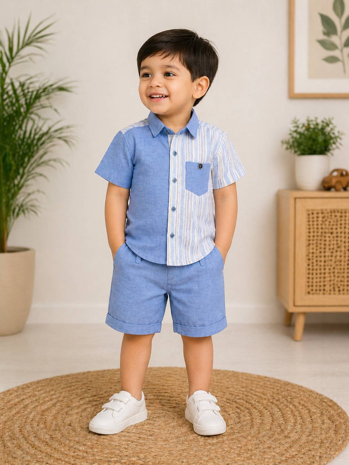Allkind Boys Casual Shirt Shorts