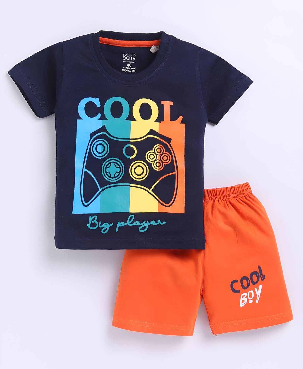 Blushh Berry Boys Casual T-shirt Shorts