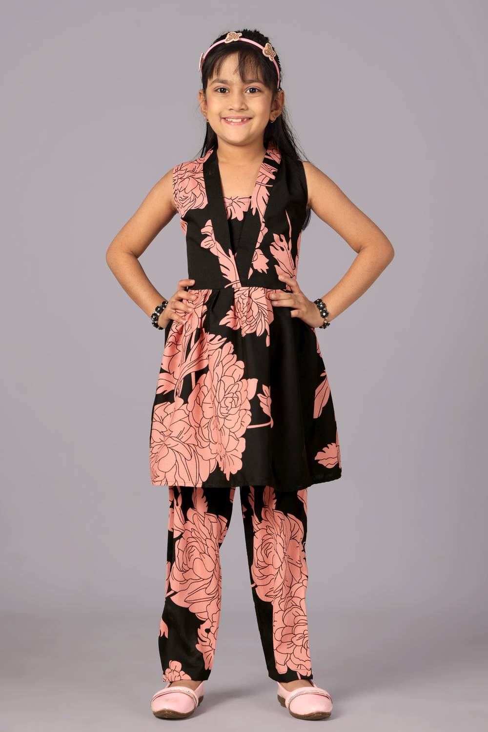 Aabhilasha Girls Casual Top Pant
