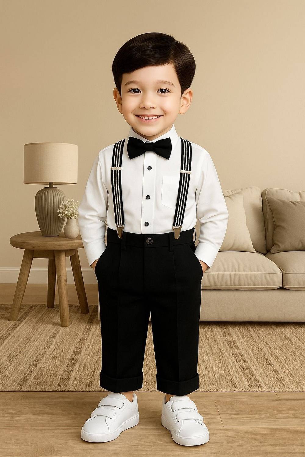 BLECKZ SOMEK Boys Party(Festive) Shirt Pant