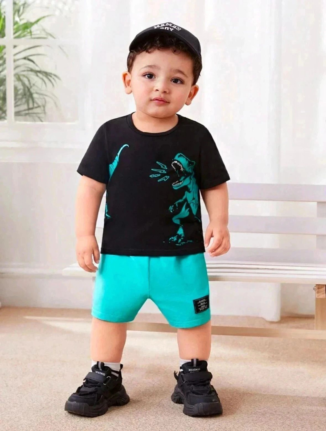 Image of CALCUTTA FASHION Baby Boys & Baby Girls Casual T-shirt Shorts (Multicolor)