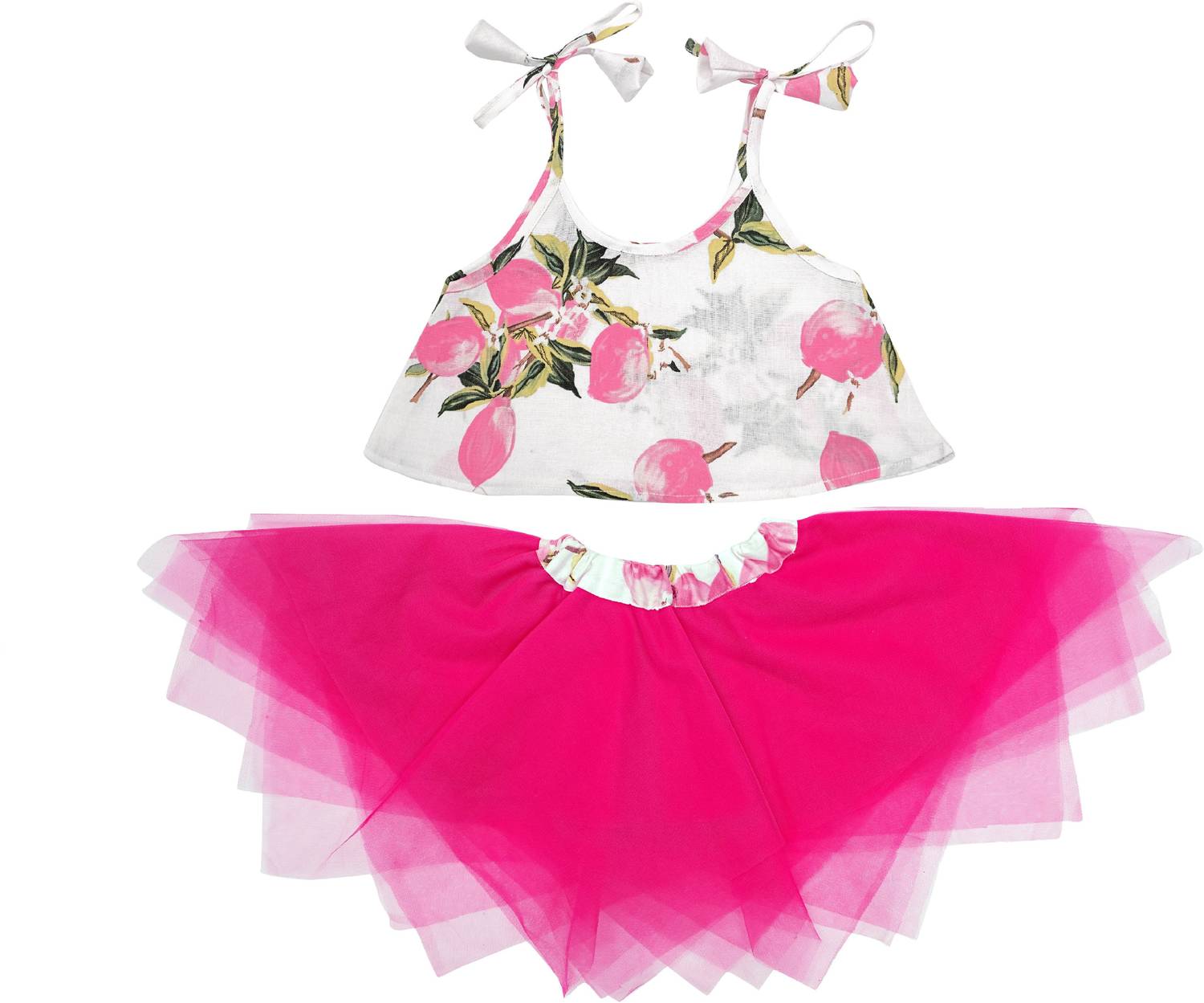 Anneca Girls Festive & Party, Wedding, Casual Top and Skirt Set