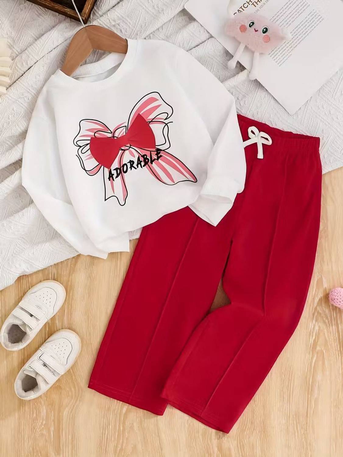 Athos Girls Casual Sweatshirt Trouser