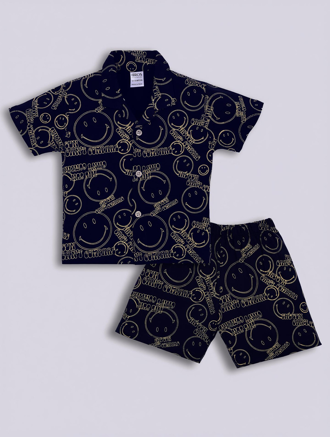 Image of 3BROS Baby Boys & Baby Girls Casual Shirt Shorts