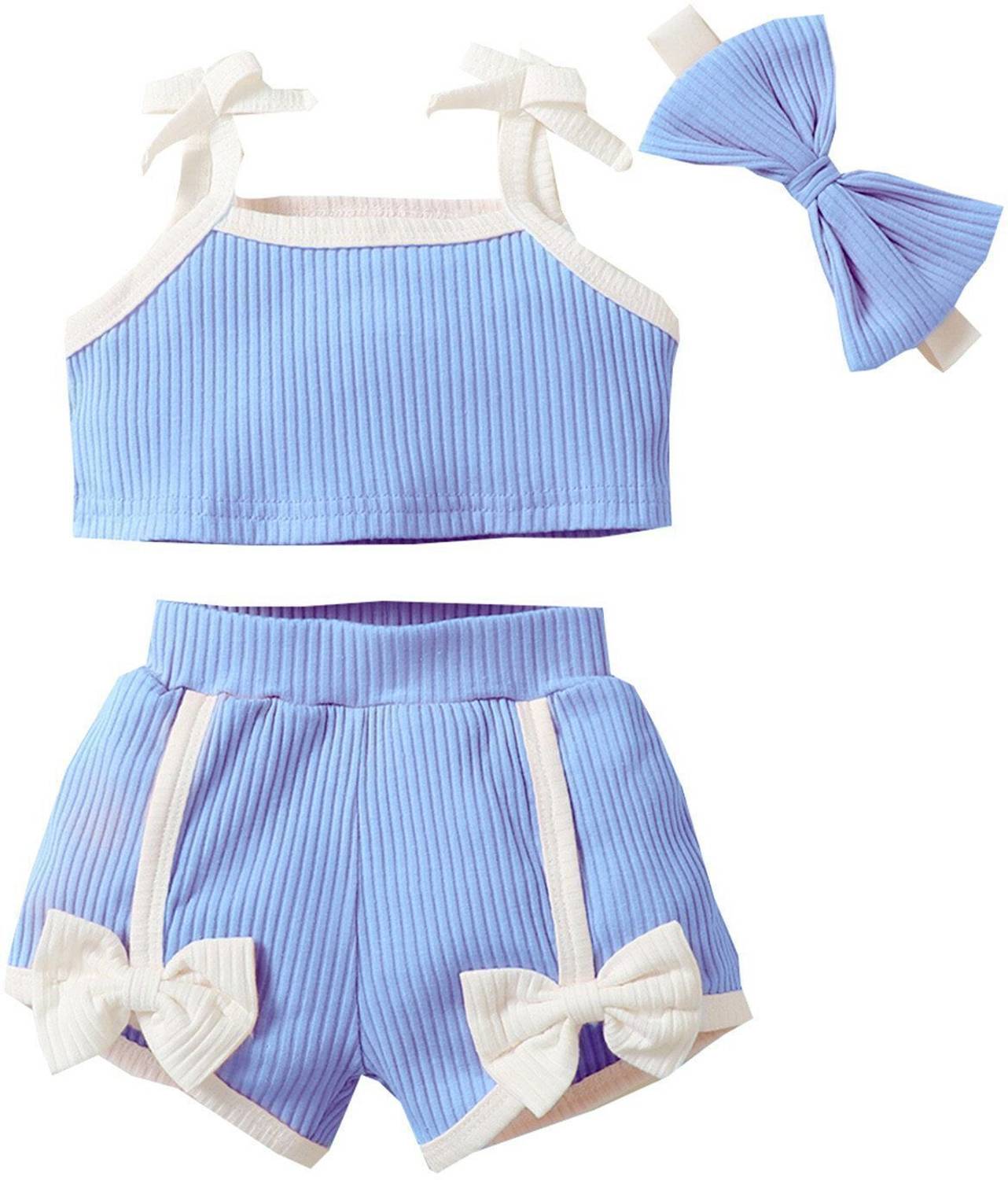 AVOVU Baby Girls Party(Festive) Top Shorts