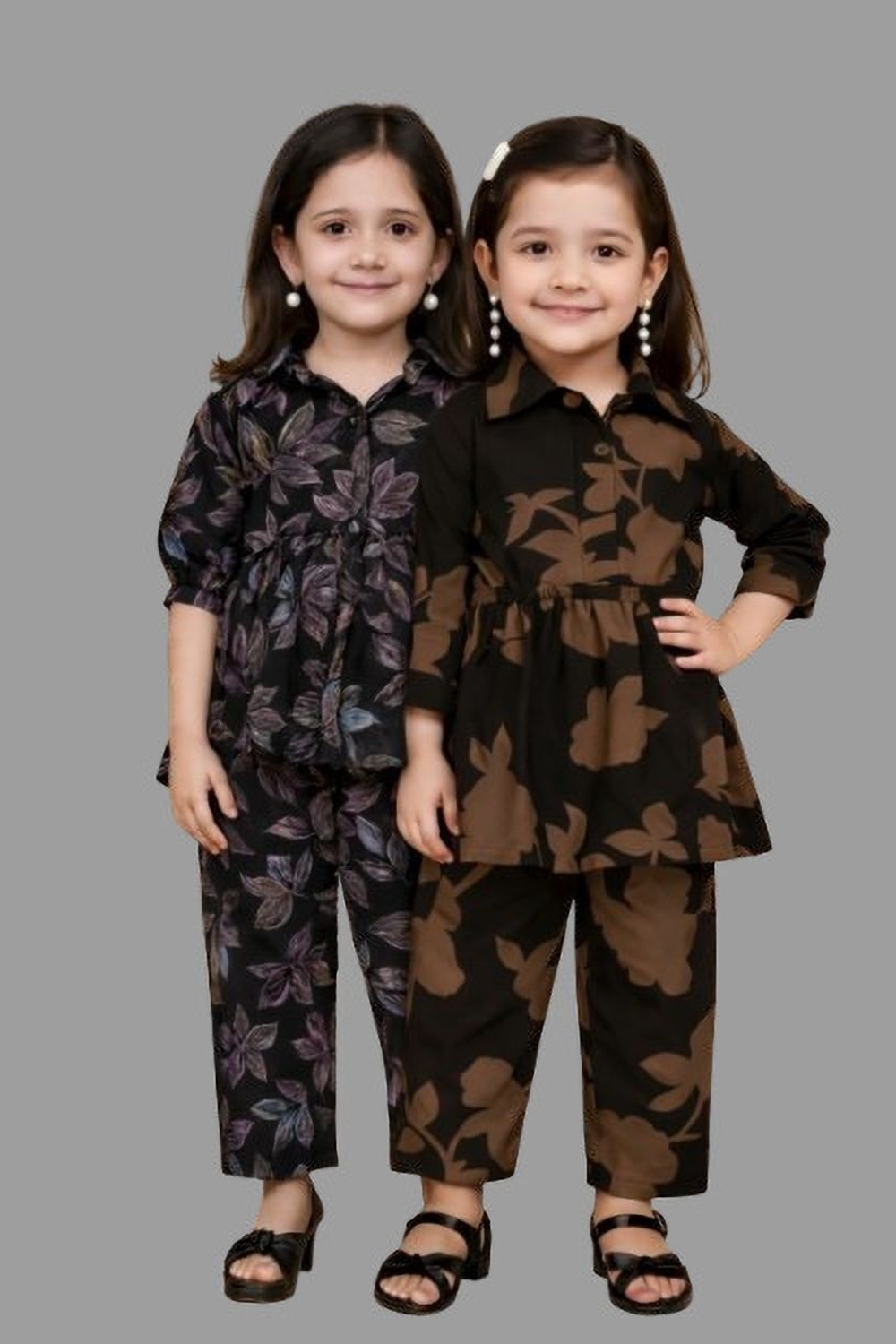 Image of Vasudha Fashion Hub Girls Casual Top Pant