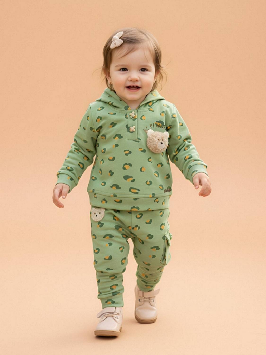 Baby's Day Baby Girls Casual Sweatshirt Track Pants