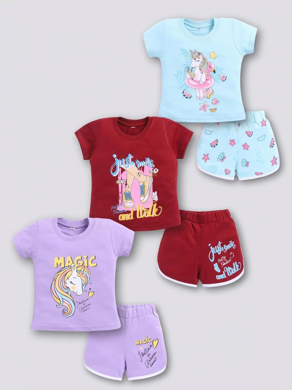 Image of carrydreams Girls Casual Top Shorts