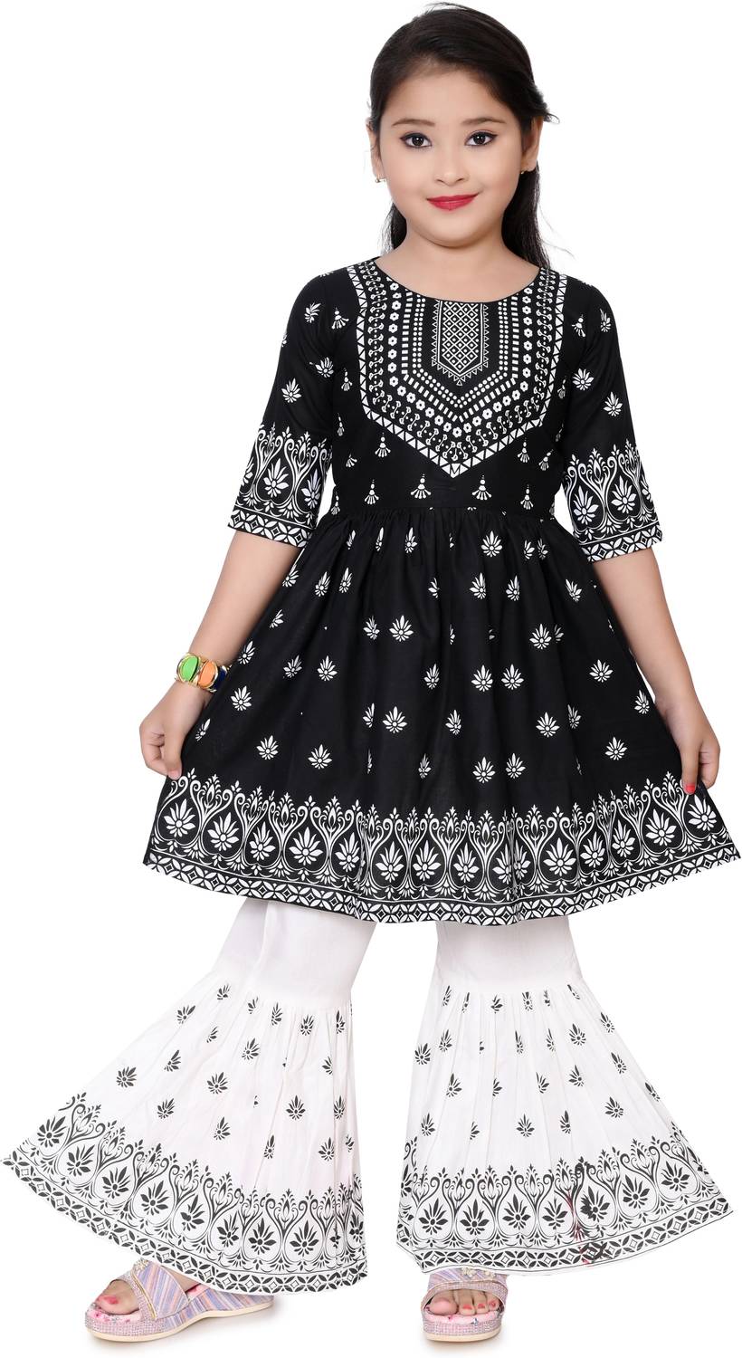 ASRASTORES Girls Party(Festive) Kurta Pant