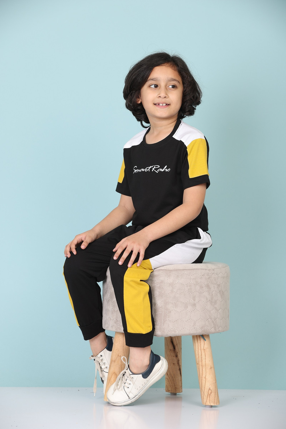 Image of SmartRAHO Boys Casual T-shirt Track Pants