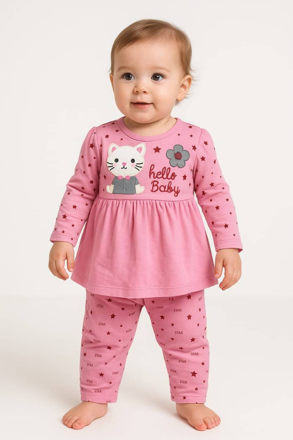 amaraafasion Baby Girls Casual Top Pant