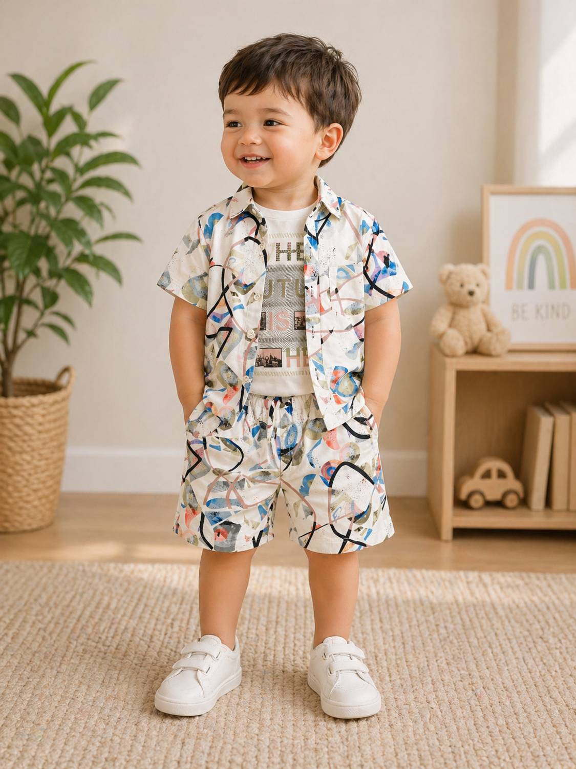 Allkind Boys Casual Shirt Shorts