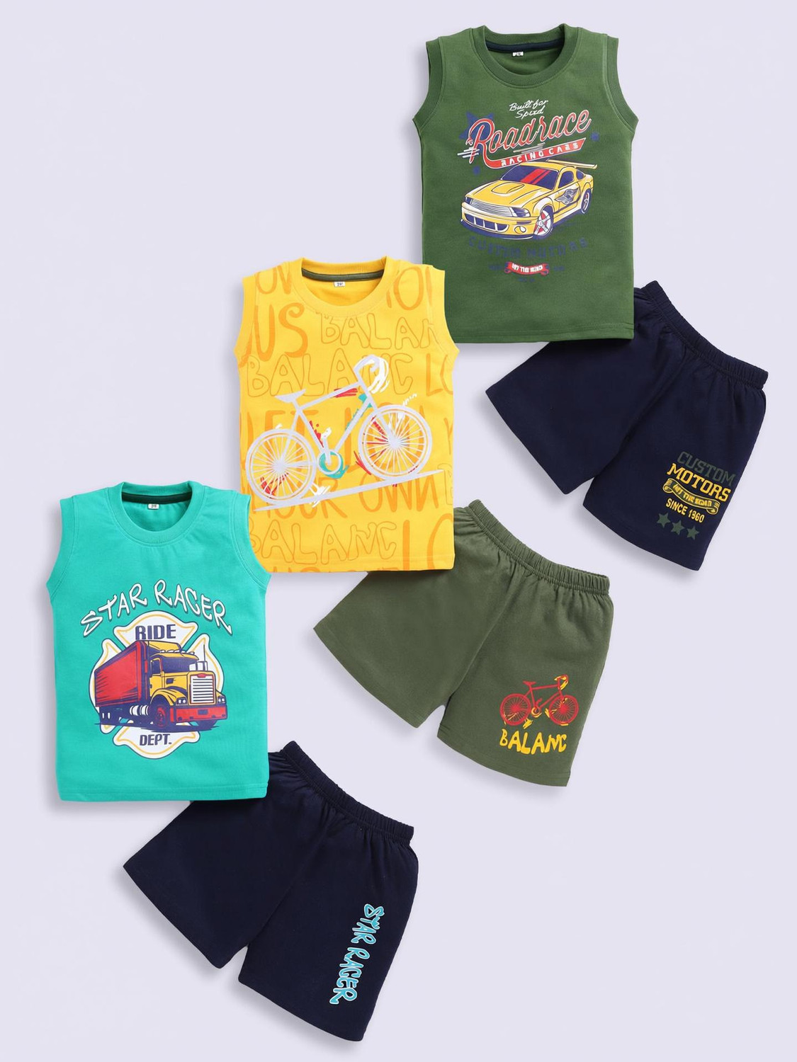 Image of carrydreams Boys Casual T-shirt Shorts