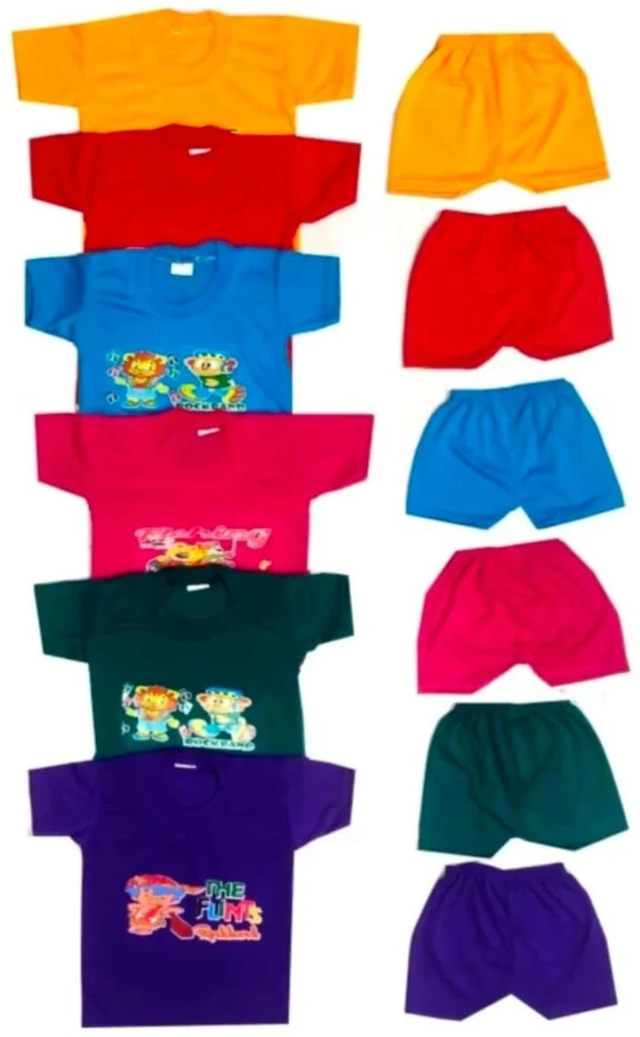 Image of Vfirst Baby Boys & Baby Girls Casual T-shirt Shorts