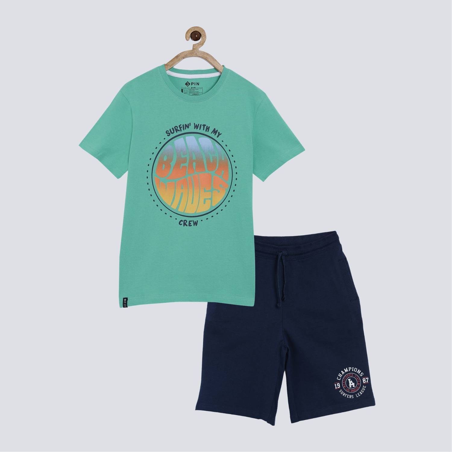 3Pin Boys Casual T-shirt Shorts