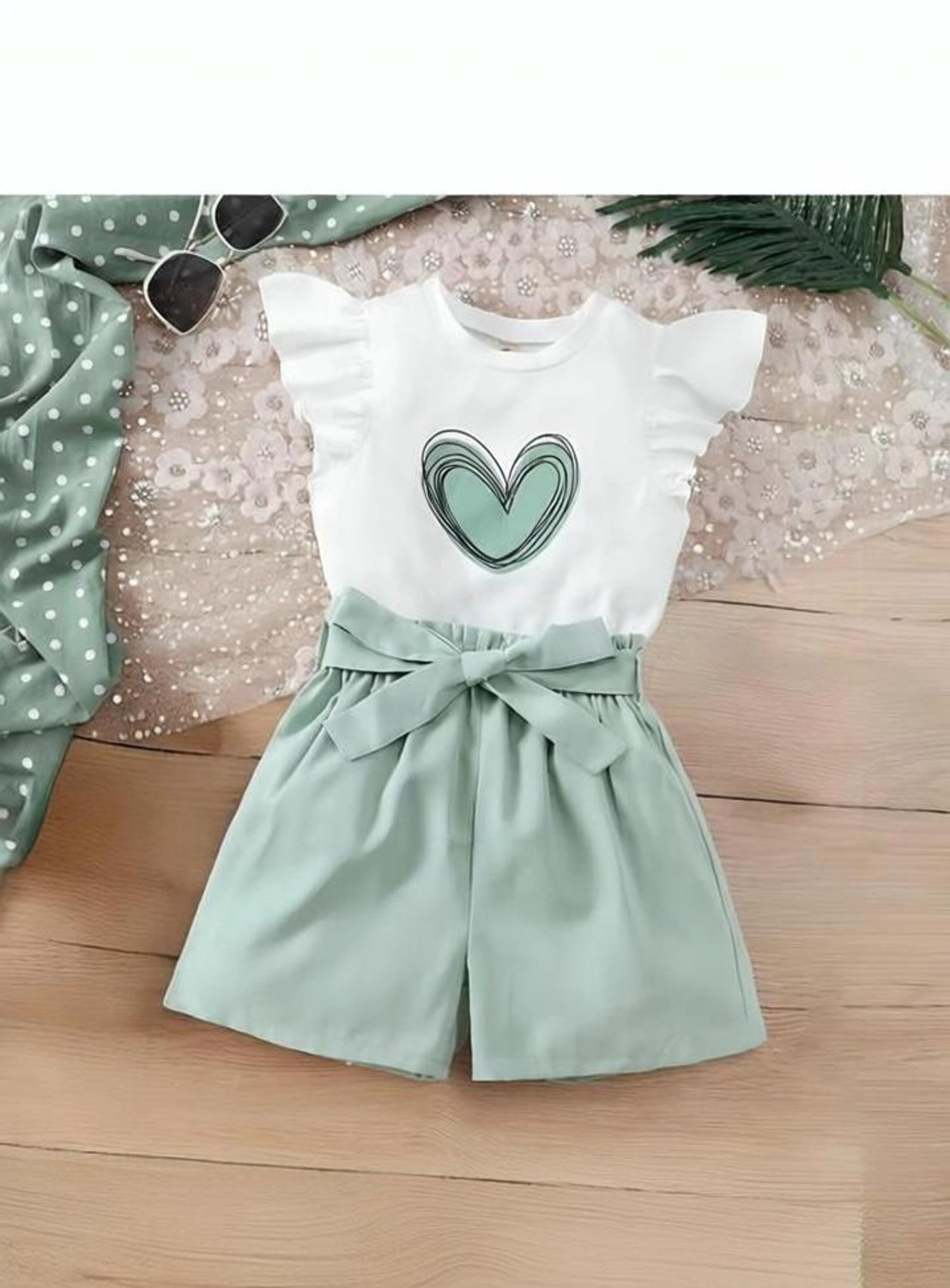 Image of HSM FASHION Baby Girls Casual Top Shorts