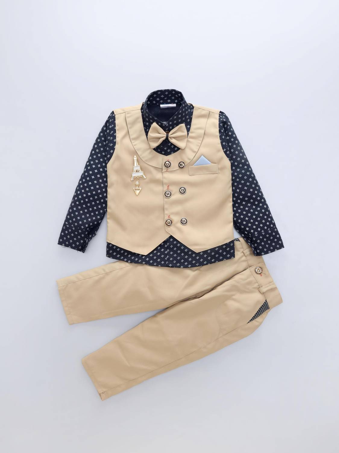 Usman Ghani Collection Boys Casual Shirt Pant, Waistcoat