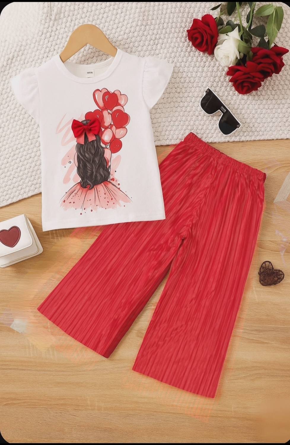 Afraz Girls Party(Festive) Top Pant