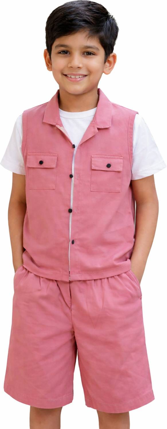 3BROS Baby Boys & Baby Girls Casual Shirt Shorts