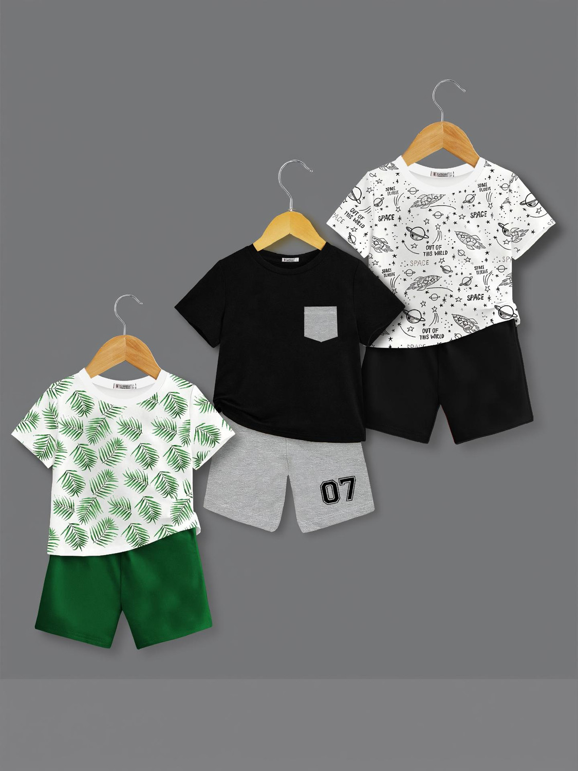 Image of tarsier Baby Boys Casual T-shirt Shorts