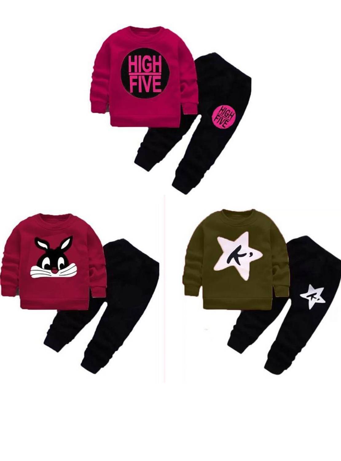 DRUZZEE Boys & Girls Casual T-shirt Pant