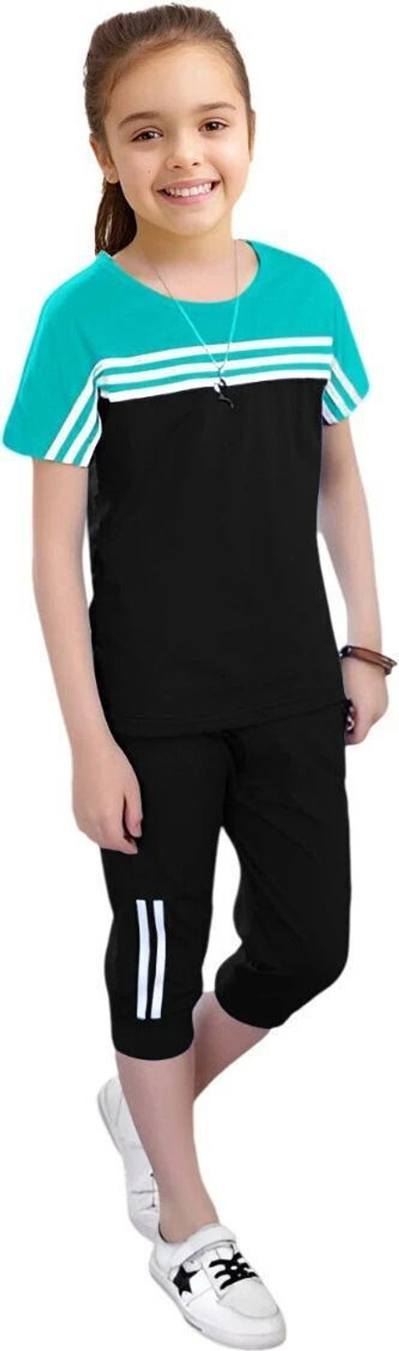 Image of Cute N Tight Baby Boys & Baby Girls Casual T-shirt Three Fourth Pant