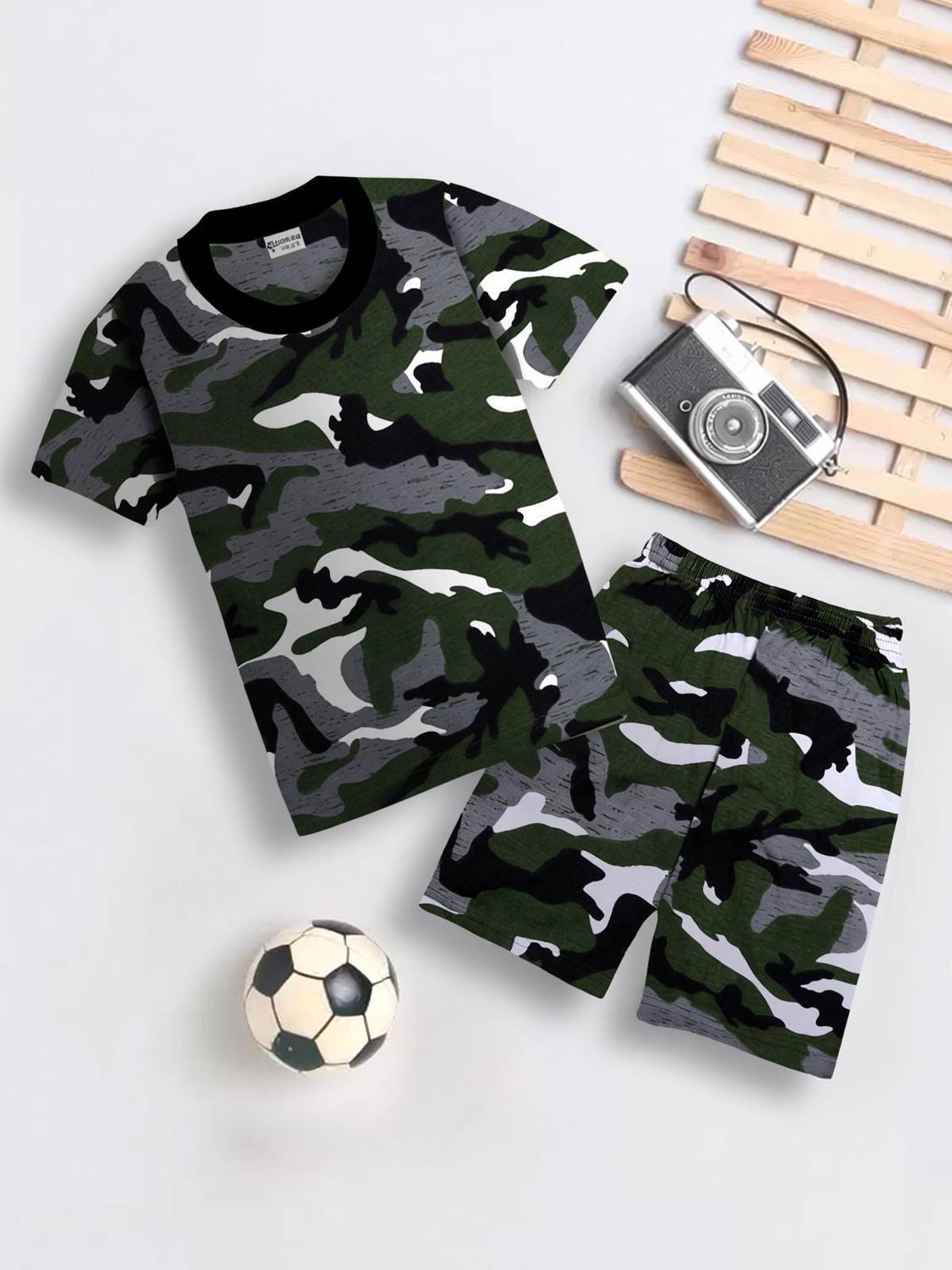 Silverfang Boys Casual T-shirt Shorts