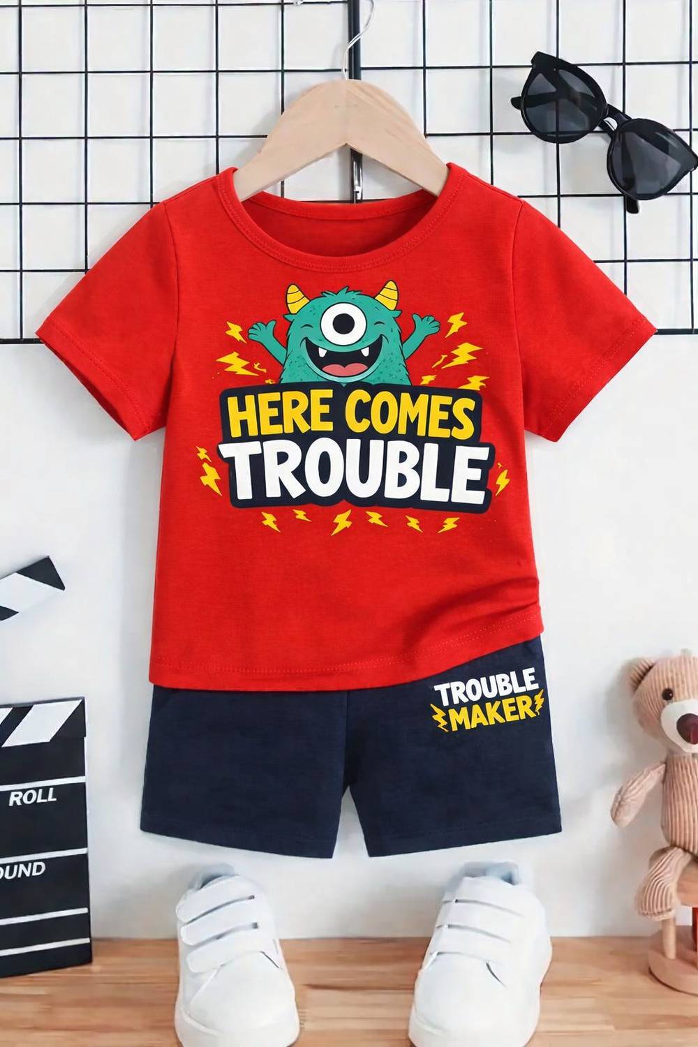 ACTLIVE Boys Casual T-shirt Shorts