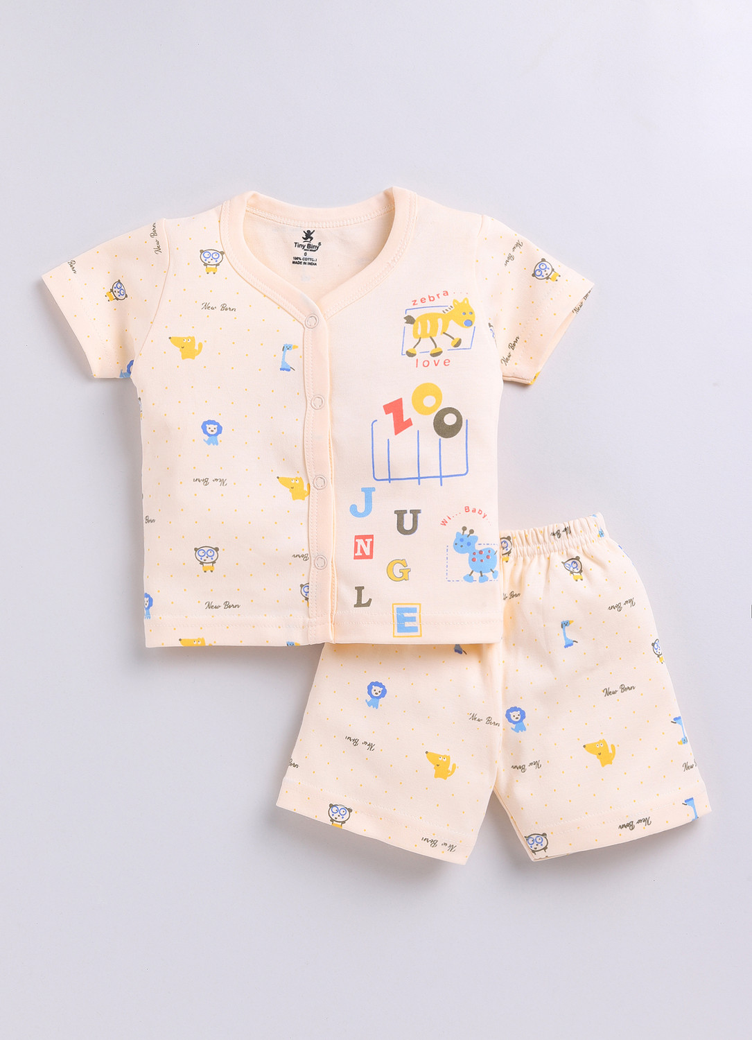 Image of TINY BINY Baby Boys & Baby Girls Casual Top Shorts