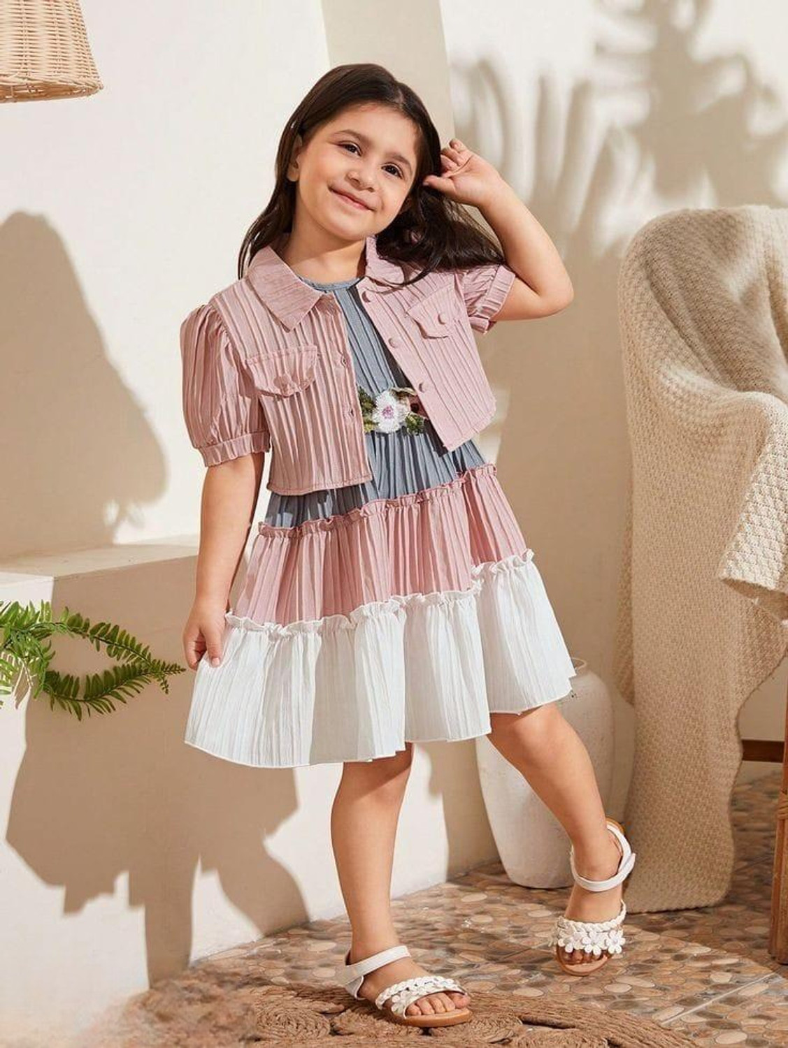 Image of NSUNQUEGARMENTS Girls Party(Festive) Dress Belt