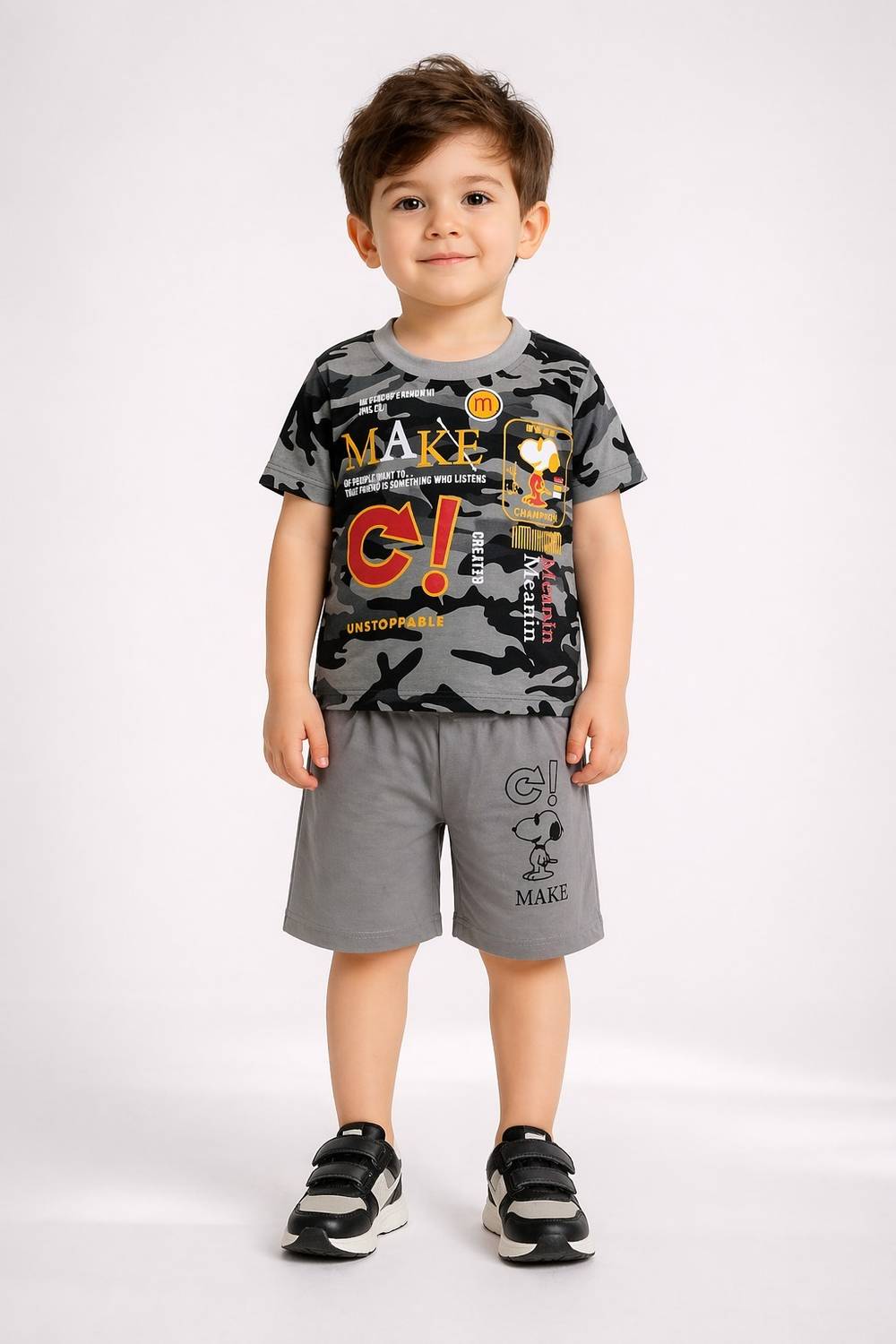 Amacart Boys & Girls Casual T-shirt Shorts