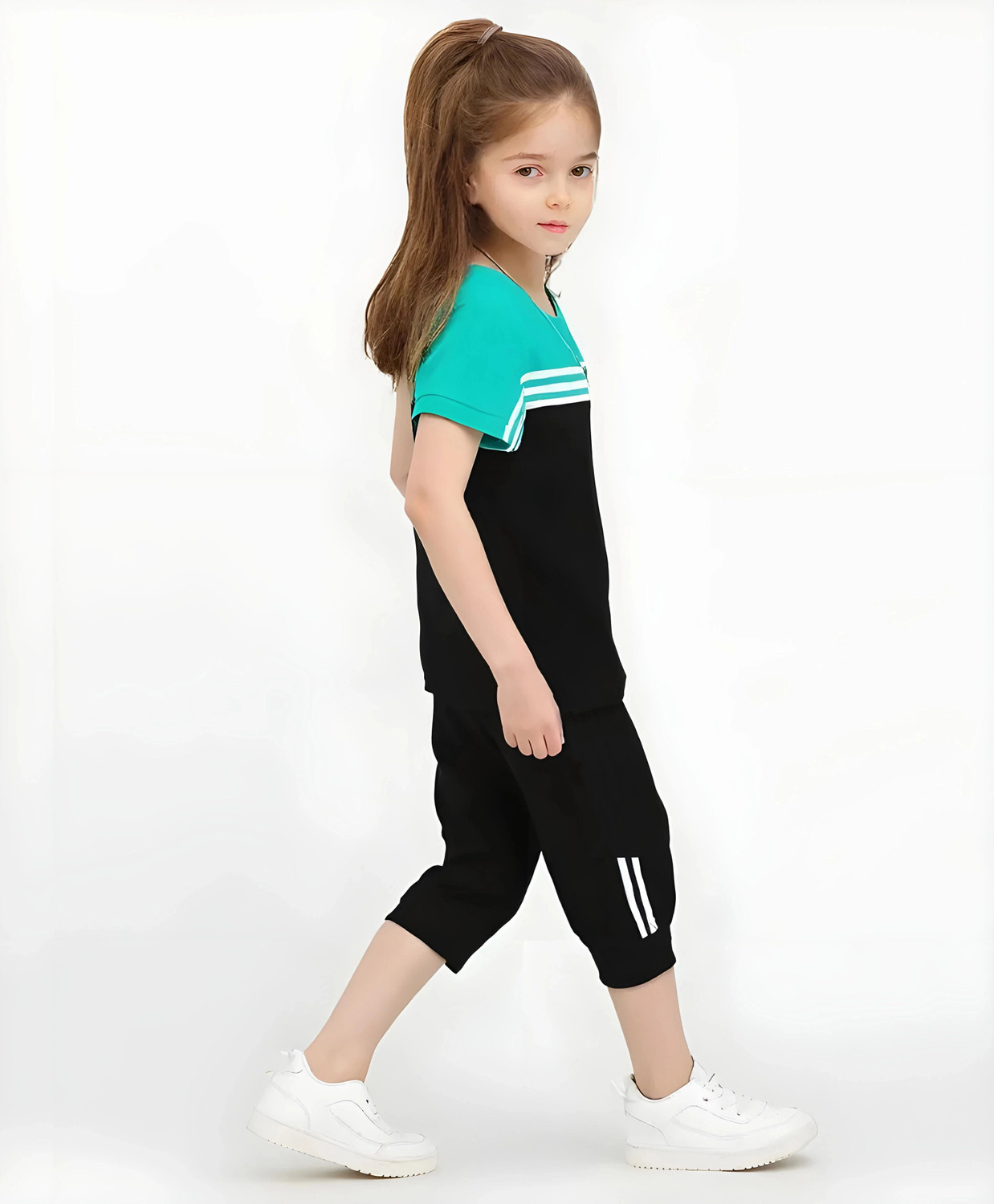 Image of Cute N Tight Baby Boys & Baby Girls Casual T-shirt Three Fourth Pant