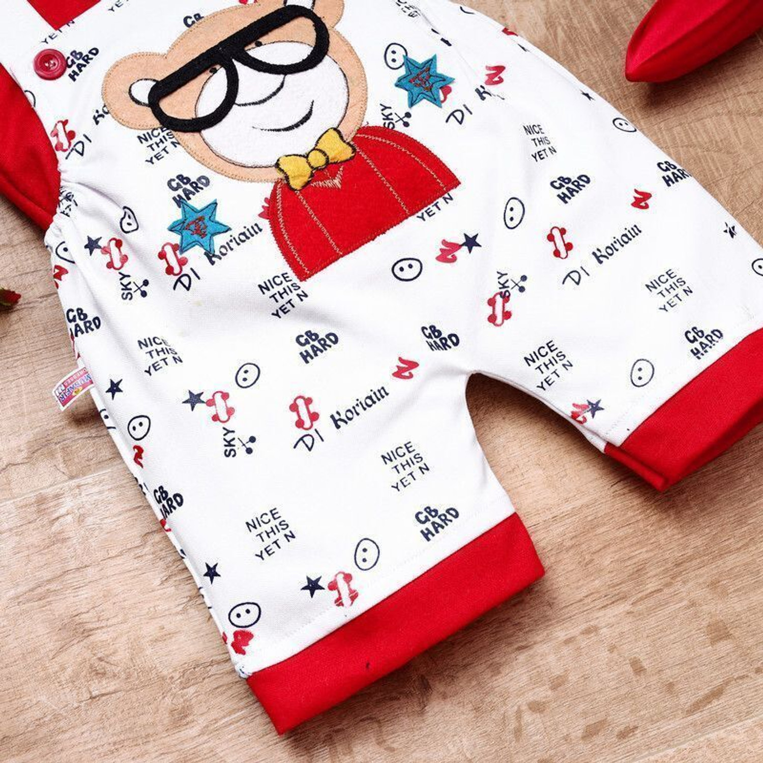 Image of Jhymrod Baby Boys & Baby Girls Party(Festive) T-shirt Dungaree