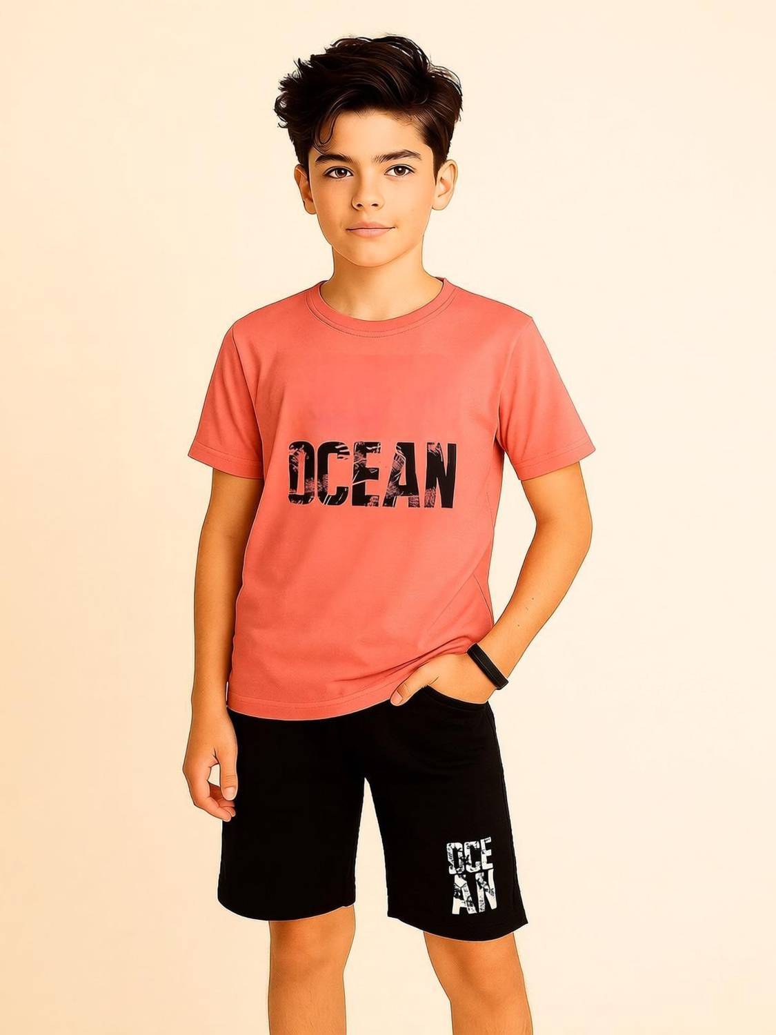 Billyball Boys Casual T-shirt Shorts