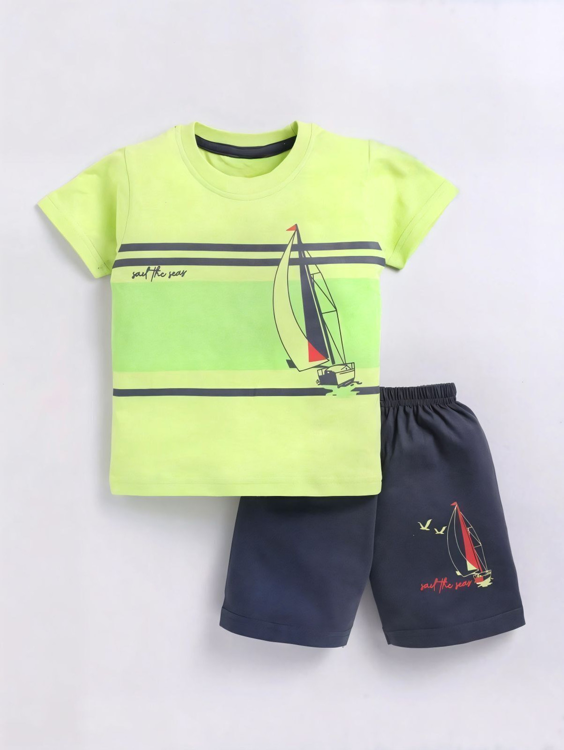 Image of NEW TRINATH HOSIERY Boys Casual T-shirt Shorts