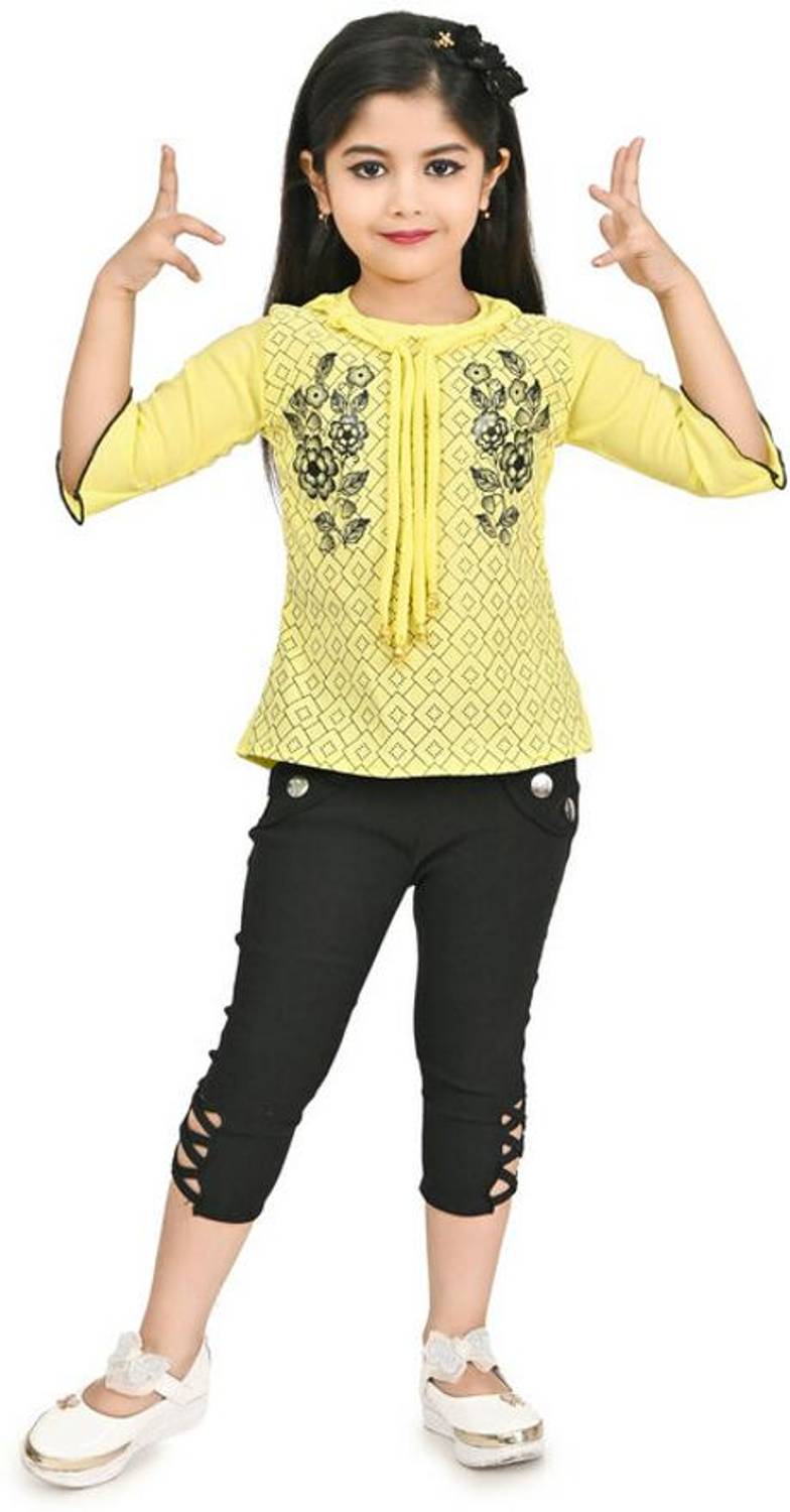 AsSahanaraDresses Baby Girls Party(Festive) Top Pant