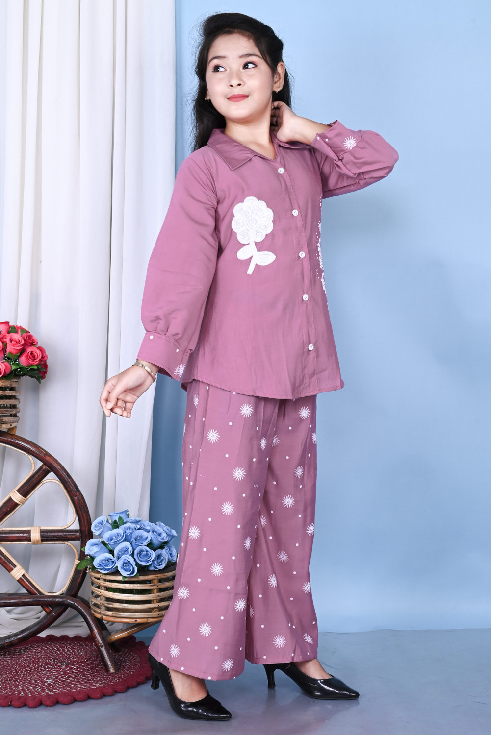 Image of TIKTOK FASHION Girls Party(Festive) Shirt Pant