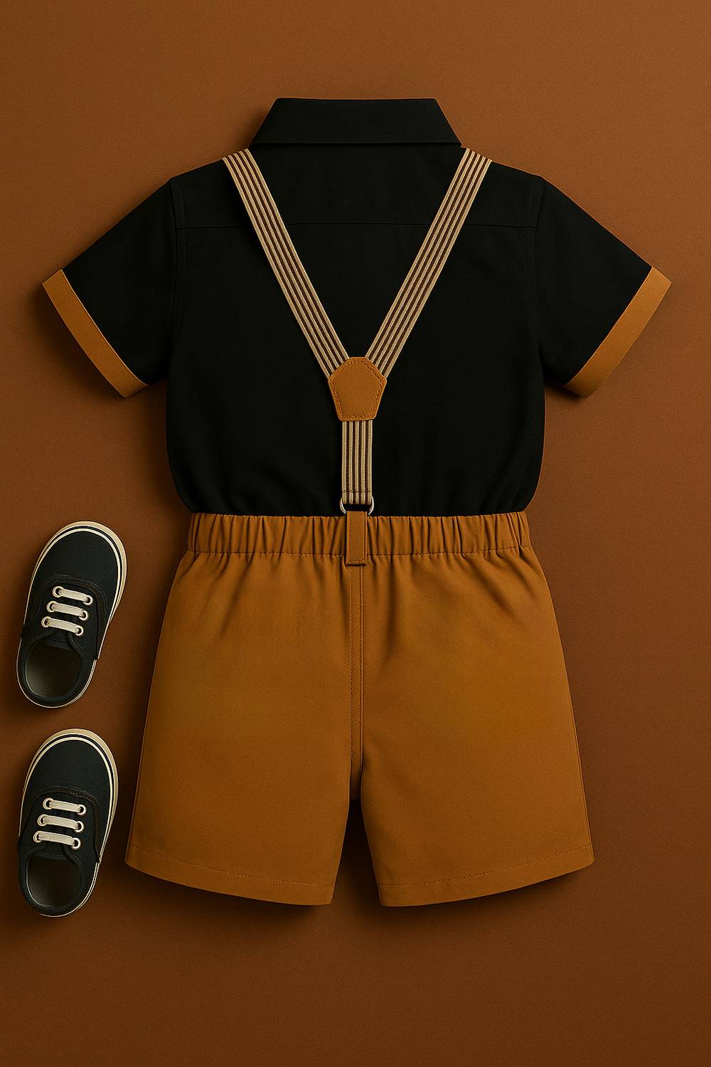 DRUMIFEB Baby Boys & Girls Party Shirt, Shorts, Belt - Image 2