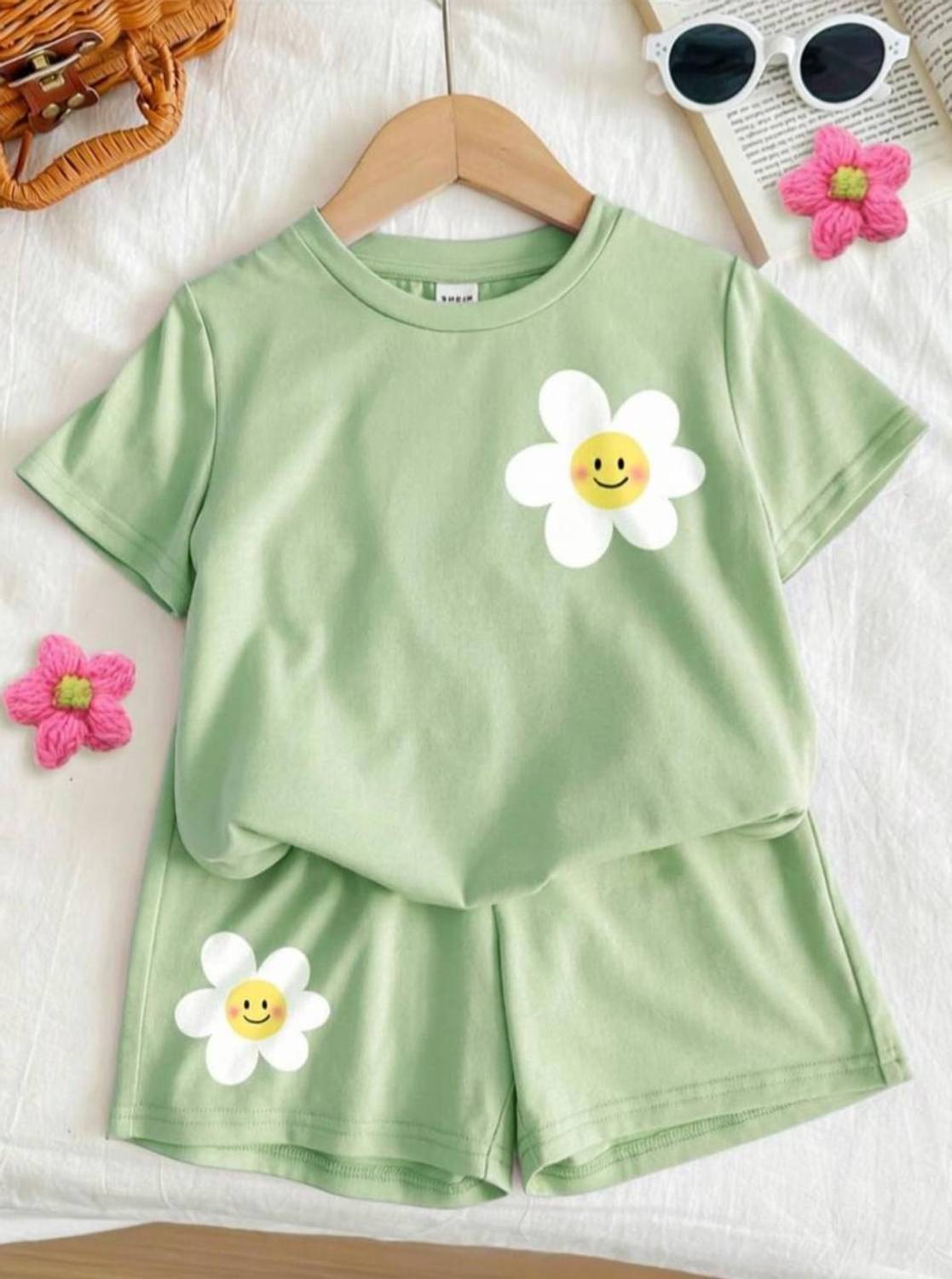 Blary FASHION PLANET Baby Girls Casual T-shirt Shorts