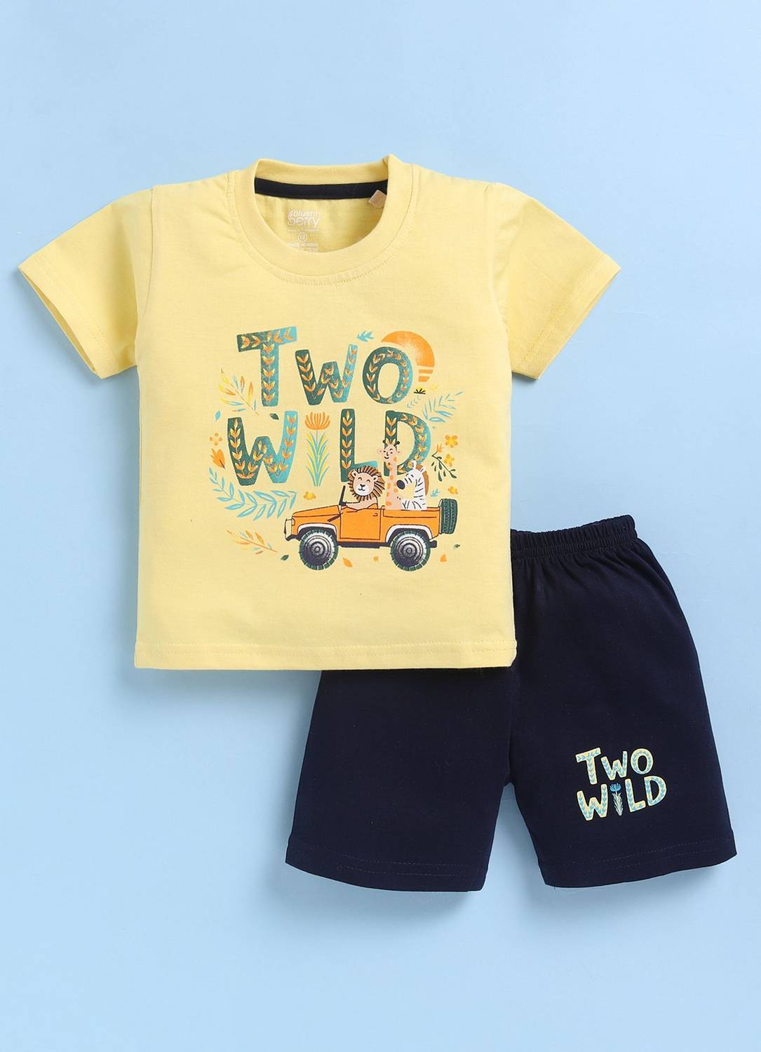 Blushh Berry Boys Casual T-shirt Shorts