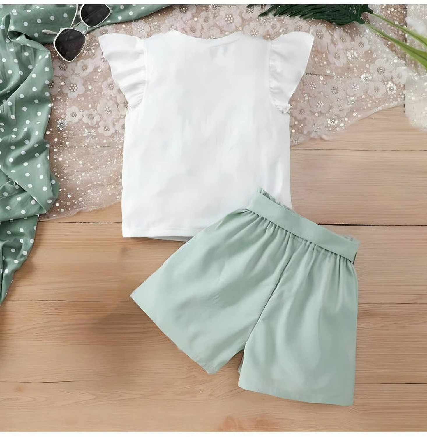 Image of HSM FASHION Baby Girls Casual Top Shorts