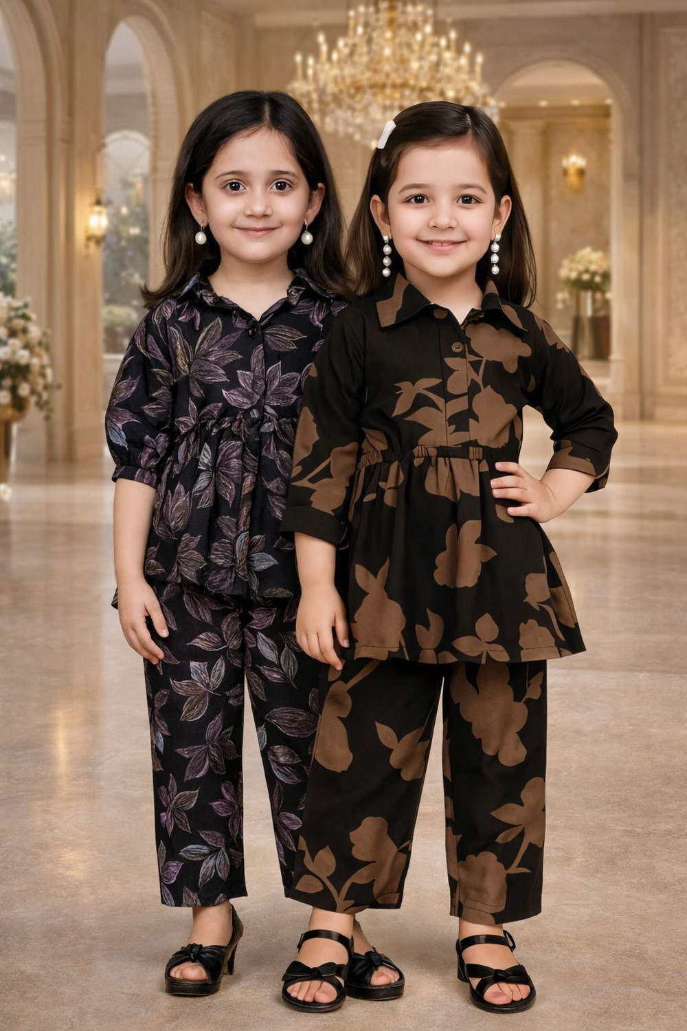 Image of Vasudha Fashion Hub Girls Casual Top Pant