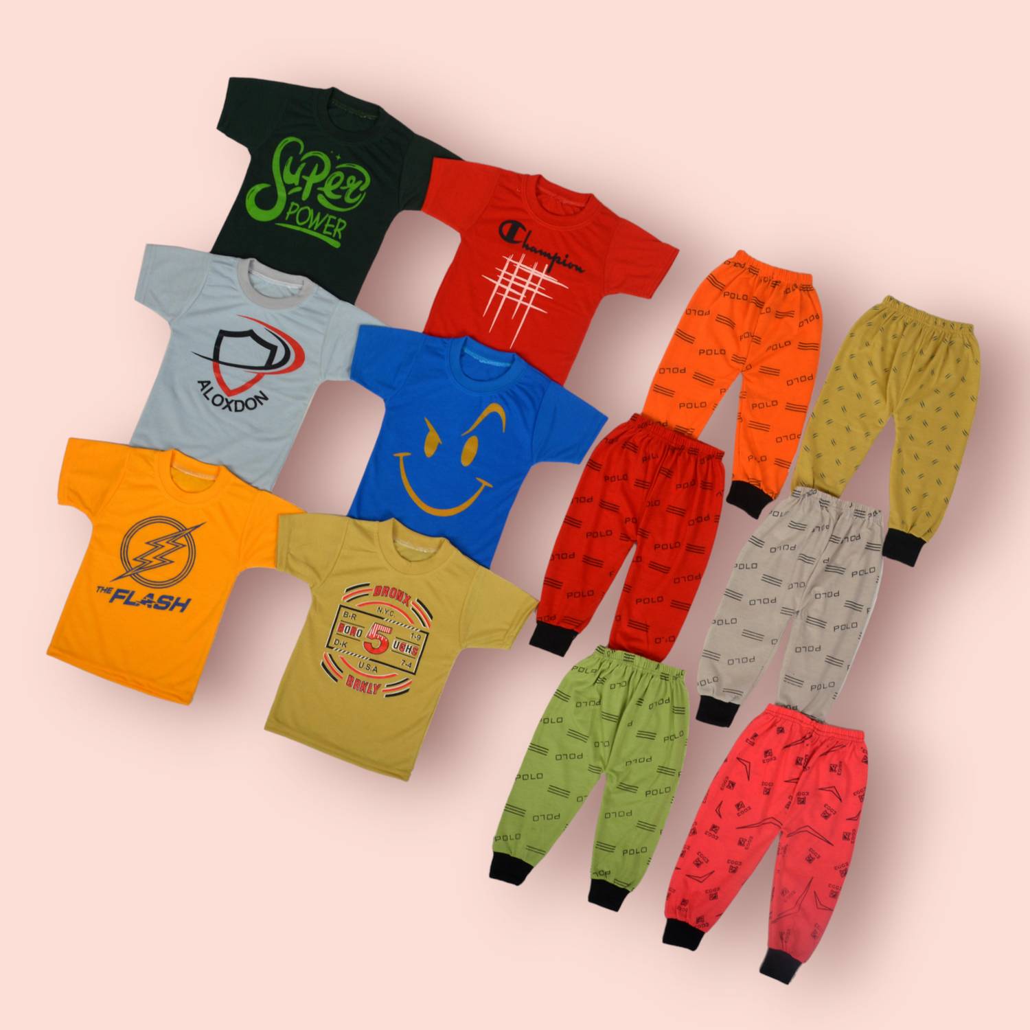 DIAMOND EXPORTER Baby Boys Casual T-shirt Track Pants