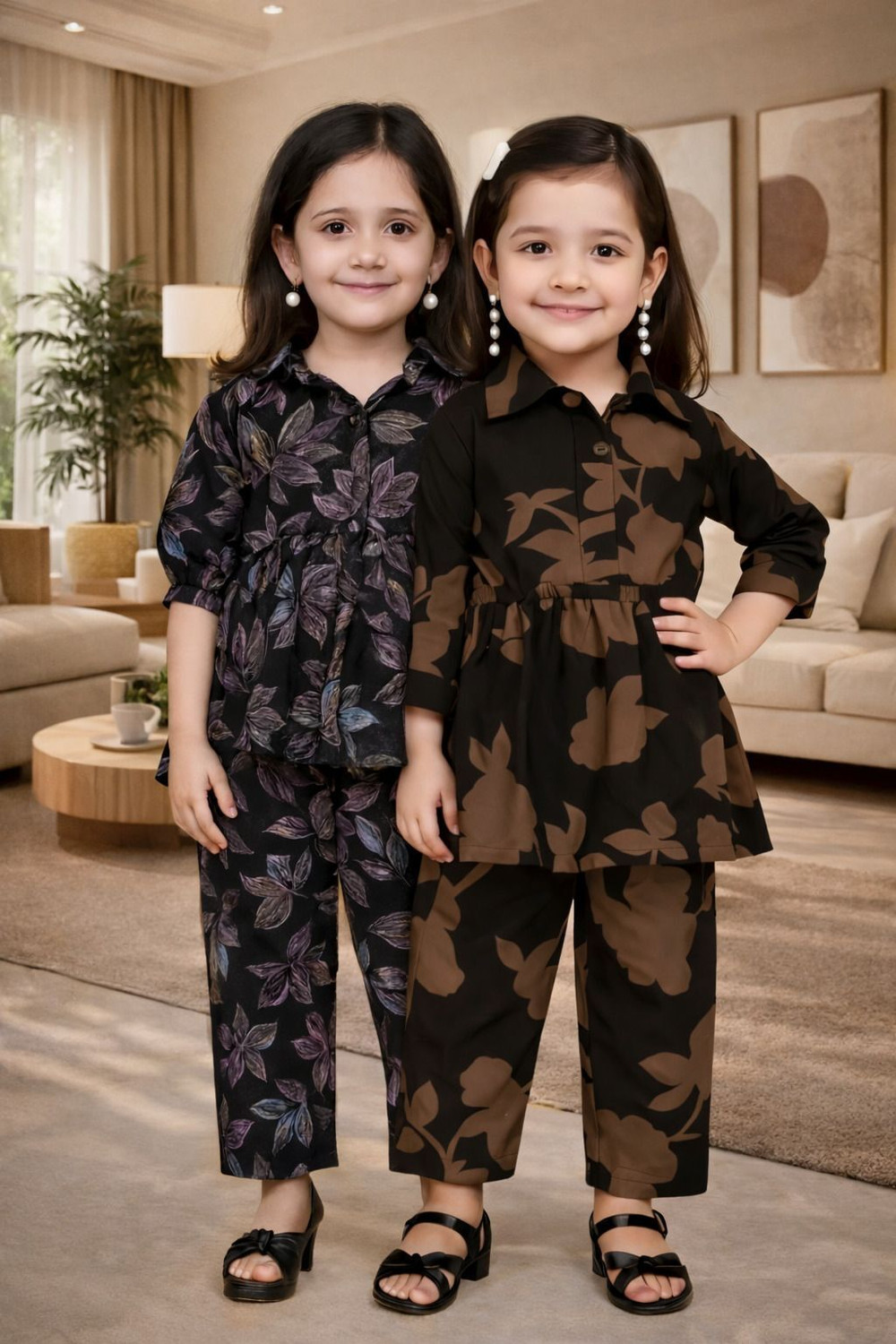 Image of Vasudha Fashion Hub Girls Casual Top Pant