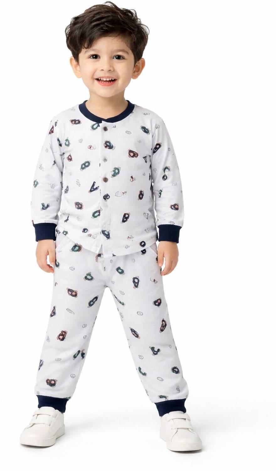 3BROS Baby Boys & Baby Girls Casual Shirt Pyjama