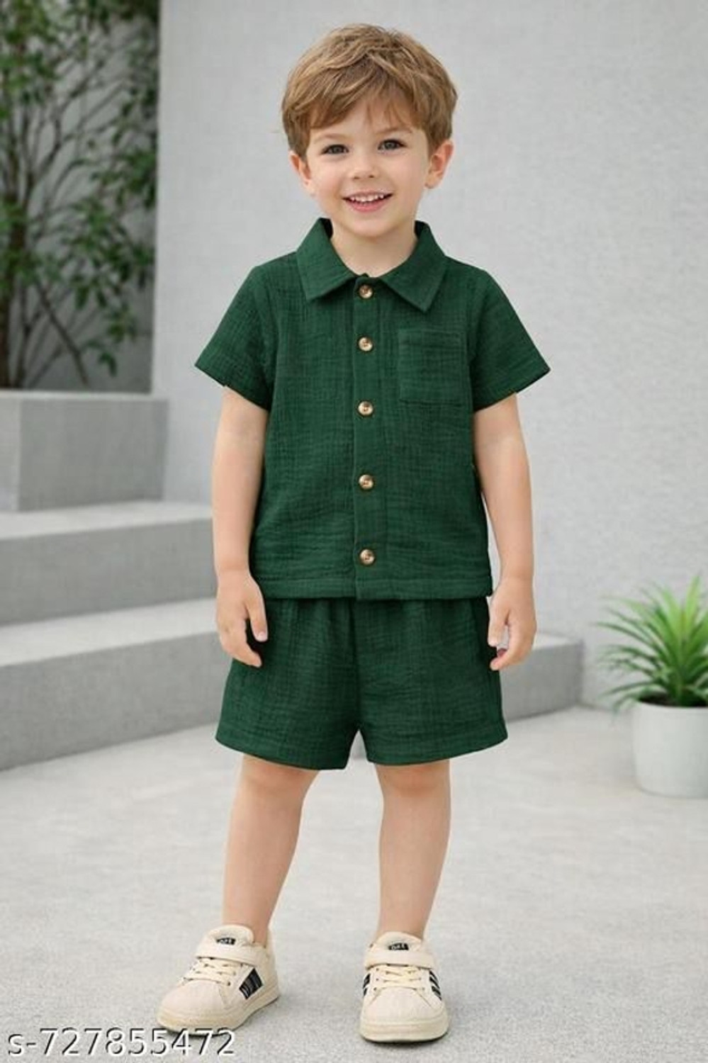 Image of RIVEREYE Boys & Girls Casual Shirt Shorts