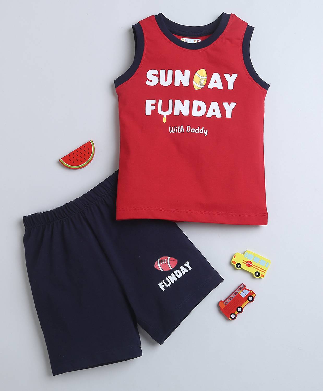 BUMZEE Baby Boys Casual T-shirt Shorts