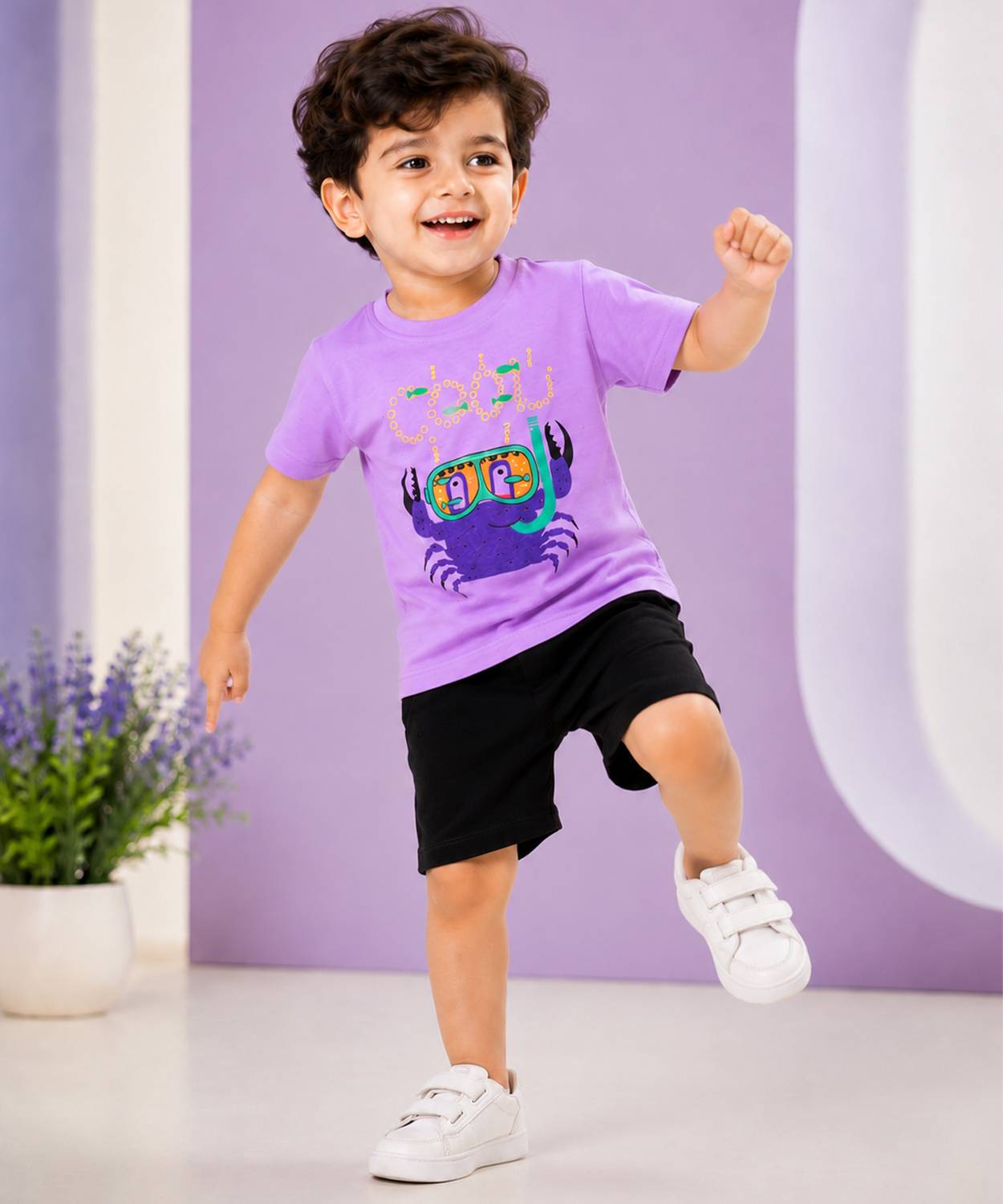 3BROS Boys Casual T-shirt Shorts