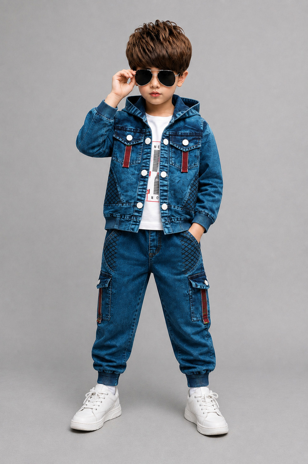Image of JILANI TRADERS Boys Casual Jacket Jeans